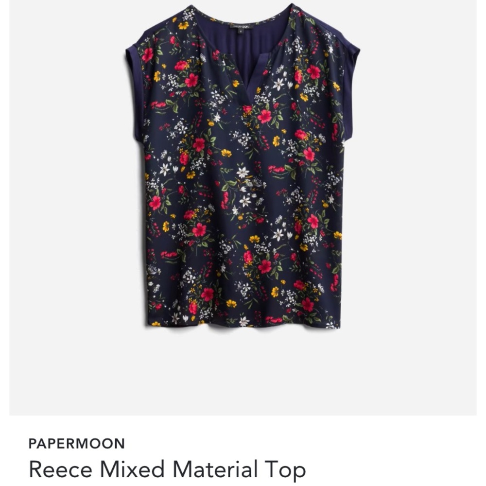 Stitchfix Papermoon Mixed Material Top